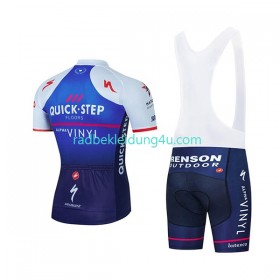 Set Kurzarmtrikot + Trägerhose 2022 Quick-Step Alpha Vinyl Team N001